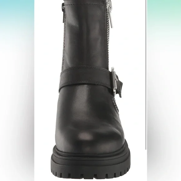 Blondo Gatwick Women's Black Ankle Boots Waterproof Leather - Picture 3 of 6